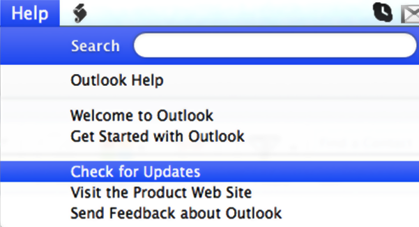 update files from 2011 outlook to 2016 for mac
